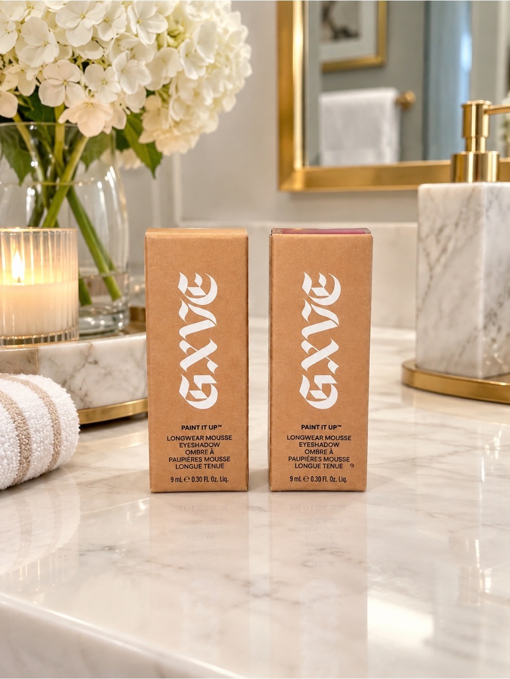 GXVE BY GWEN STEFANI PAINT IT UP LONGWEAR MOUSSE EYESHADOW DUO NEW